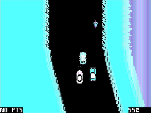 Gameplay of Spy Hunter for DOS